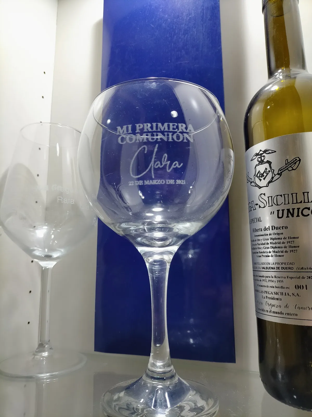 Grabado Laser Cristal Copas Madrid 008