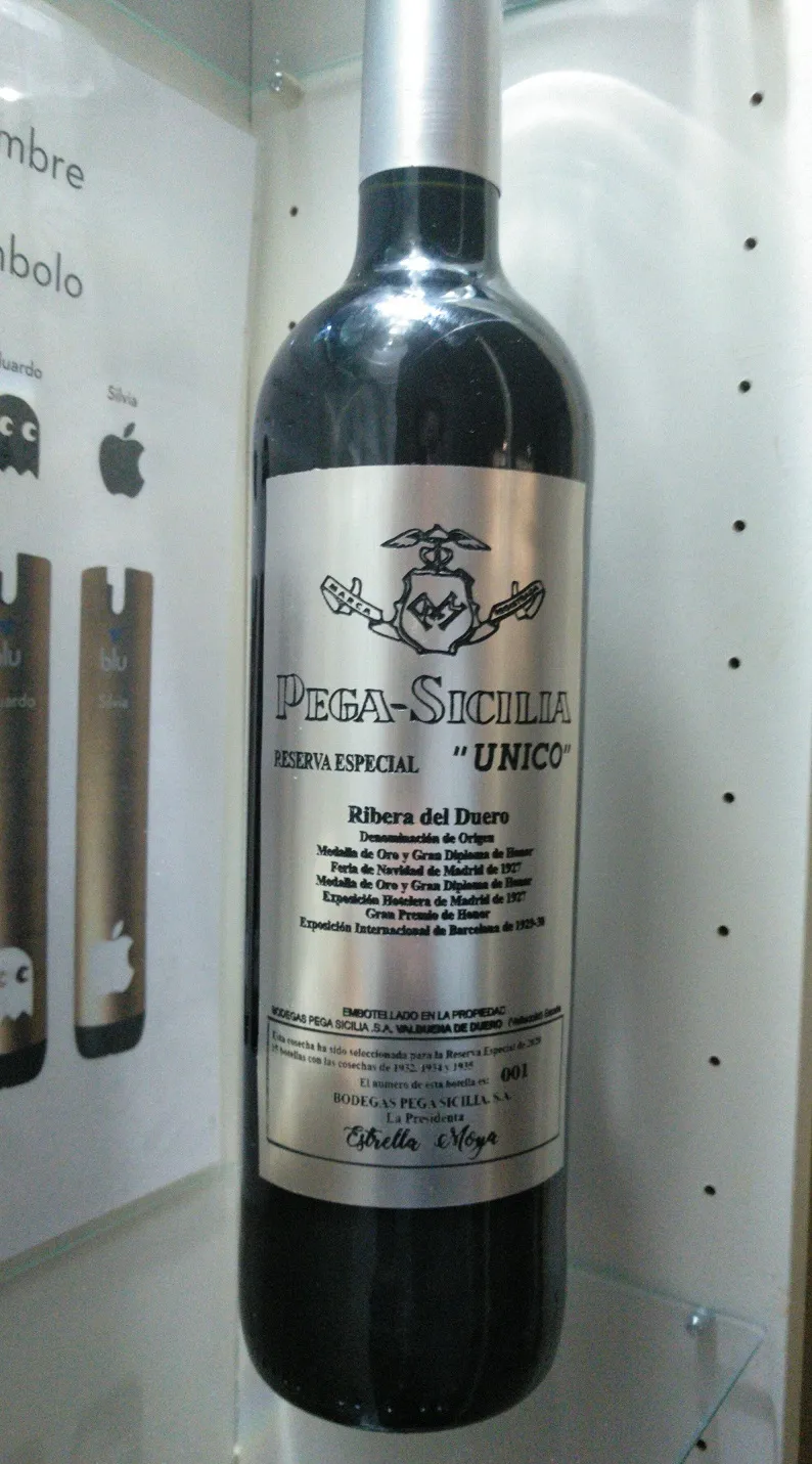 Etiqueta Ahdesiva Plata Botella