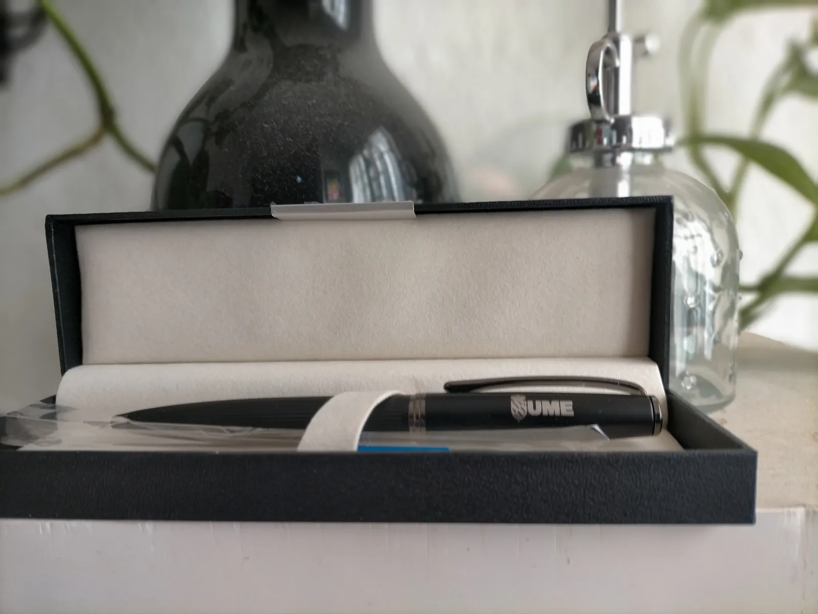 Grabado Laser Boligrafo Negro Ume Unidad Militar Emergencias