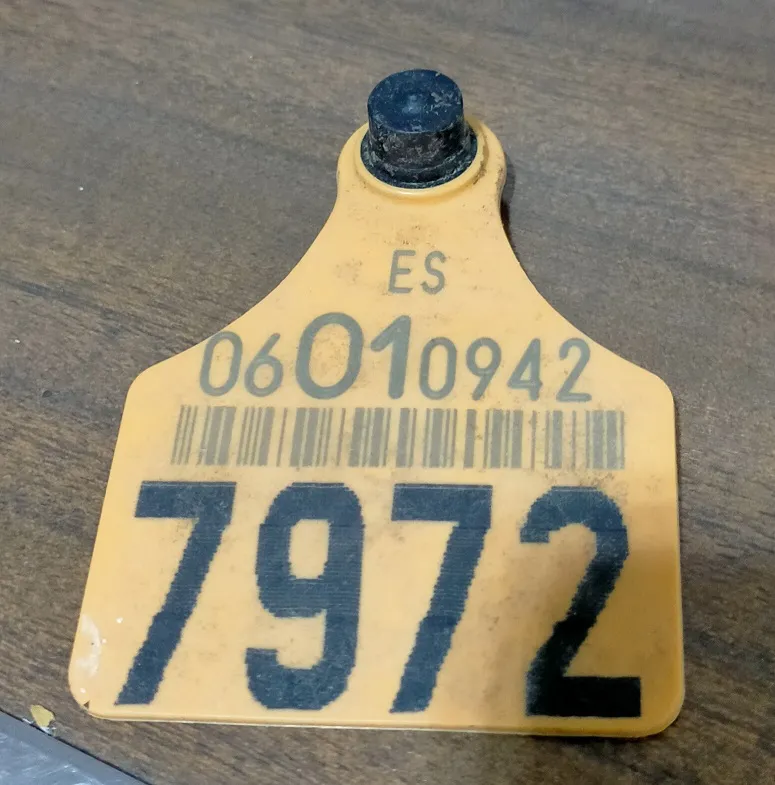 Grabado Laser Crotal Identificacion Ganado Animal